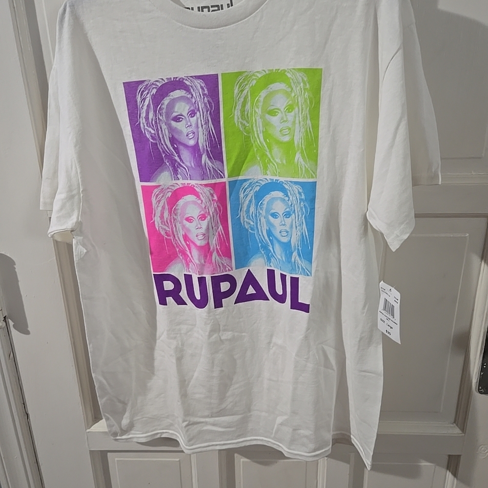 RuPaul Graphic Short Sleeve Tee - White